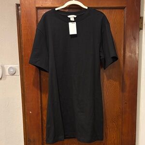 H&M Black TShirt Dress NWT